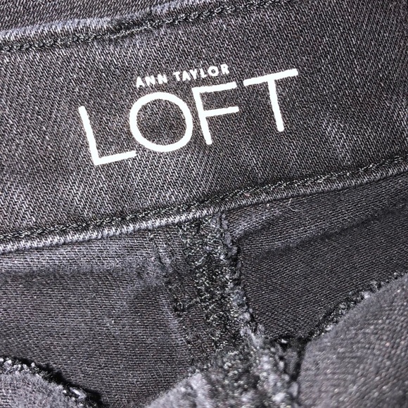 Ann Taylor LOFT sz 30/10 black modern skinny jean - Picture 5 of 7